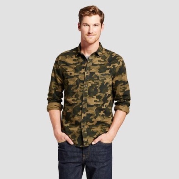 Goodfellow & Co Other - NWT camo buttondown